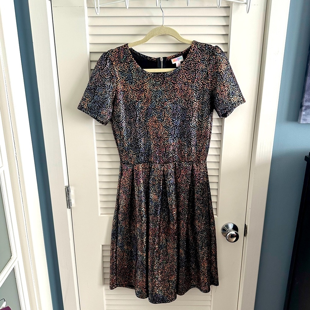 Metallic LulaRoe Dress Size M